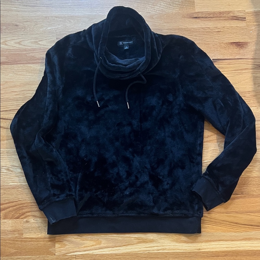 INC Fleece Men's black sweater/sweatshirt